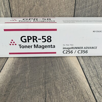 GENUINE CANNON GPR-58 TONER MAGENTA FOR C256, C356. BNIB.