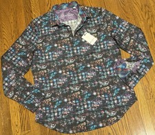 ROBERT GRAHAM MENS AUTHENTIC BRAND NEW ORIGINAL DRESS SHIRT Size M MEDIUM , NWT