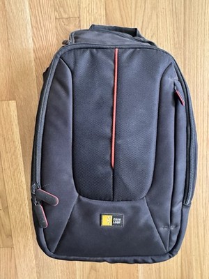 Case Logic DCB-308 SLR Camera Sling Backpack DSLR Bag Black Red Padded