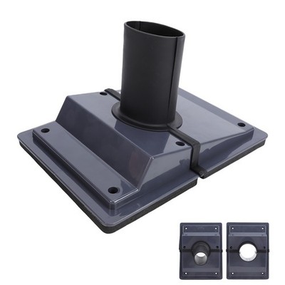 Line Set Outlet Wall Seal System Grey ABS Rubber Easy Install Wall Penetrati NEW