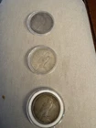 SET OF 3 PDS 1923 PEACE 90% SILVER DOLLARS