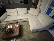 King Living Beige Modular L Sofa’s Corner Sofa 3 Seater