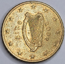 2002 IRELAND 50 EURO CENTS COIN