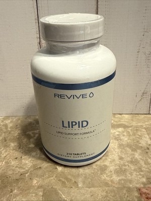 REVIVE Lipid Support Formula 210 Tabs Dietary Supplement Exp 10/2026