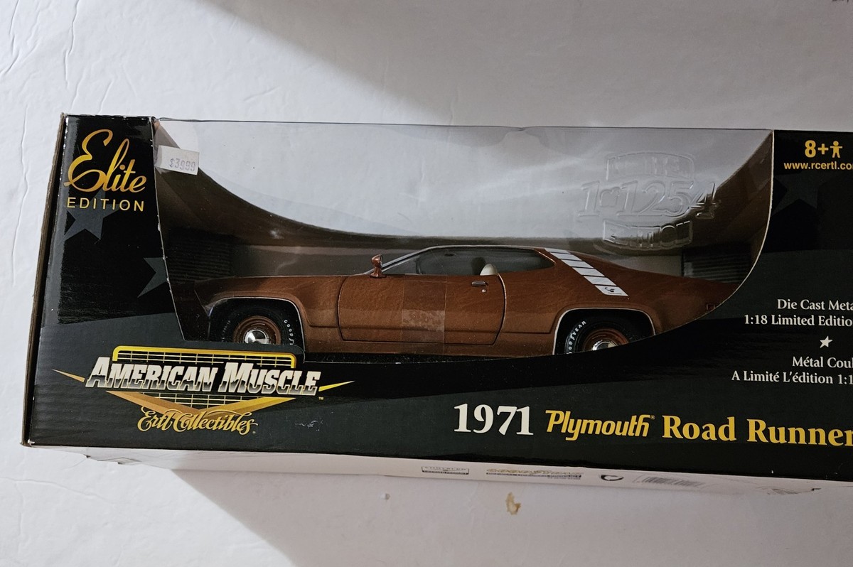 American Muscle 1/18 1971 Plymouth ROAD RUNNER Elite Edition | eBay