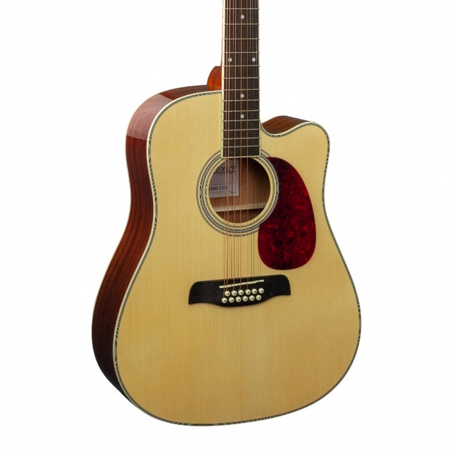 Brunswick BD20012 12-String Dreadnought Acoustic Guitar, Natural (NEW)