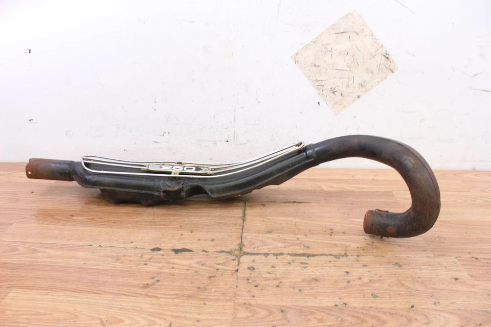 1972 YAMAHA DT2 Exhaust Pipe Muffler Silencer - Image 3 of 4