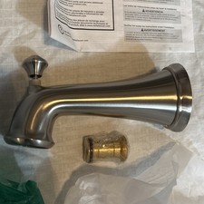 Delta Victorian RP34357SS Tub Spout - Pull-Up Diverter - Stainless