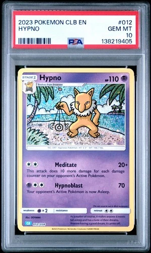 2023 Pokemon TCG Classic Blastoise & Suicune EX Deck #012 Hypno PSA 10 GEM MINT!