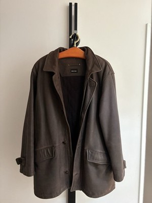 MILESTONE Herren-Lederjacke Aus 100 % Rindsleder Gr. 52