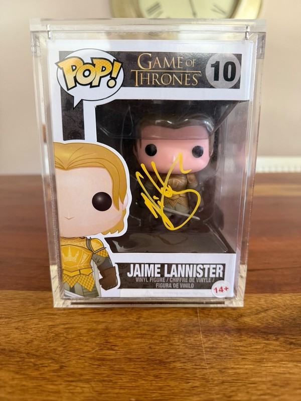Funko Pop! Game Of Thrones Jamie Lannister Signed Nikolaj Coster-Waldau SWAU WS