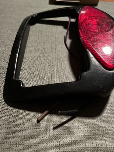 Motorcycle License Plate Frame W/ Tail Brake Light Turn Signals For H-D & Others - Picture 7 of 8