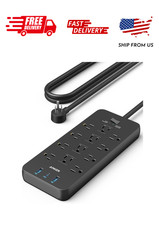 Anker Power Strip Surge Protector 2100J , 12 Outlets with 2 USB A and 1 USB C P