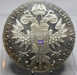 Maria Theresia Taler 1780 H62 PP Wien Silber