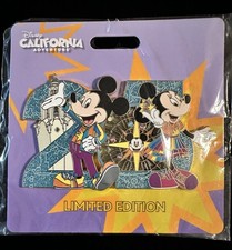 WDI Disney California Adventure 25th Anniversary Mickey & Minnie Mouse LE Pin