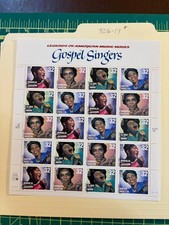 US Stamp sheet - 3216-19 - Gospel Singers  - comb. shipping!