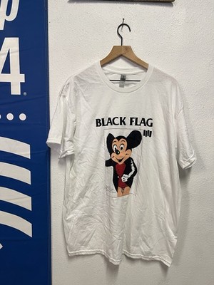 BLACK FLAG MICKEY MOUSE NAUGHTY T-SHIRT SIZE XL MARURE ADULT HUMOR