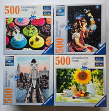Ravensburger Lot of 4 x 500 pc puzzles USED
