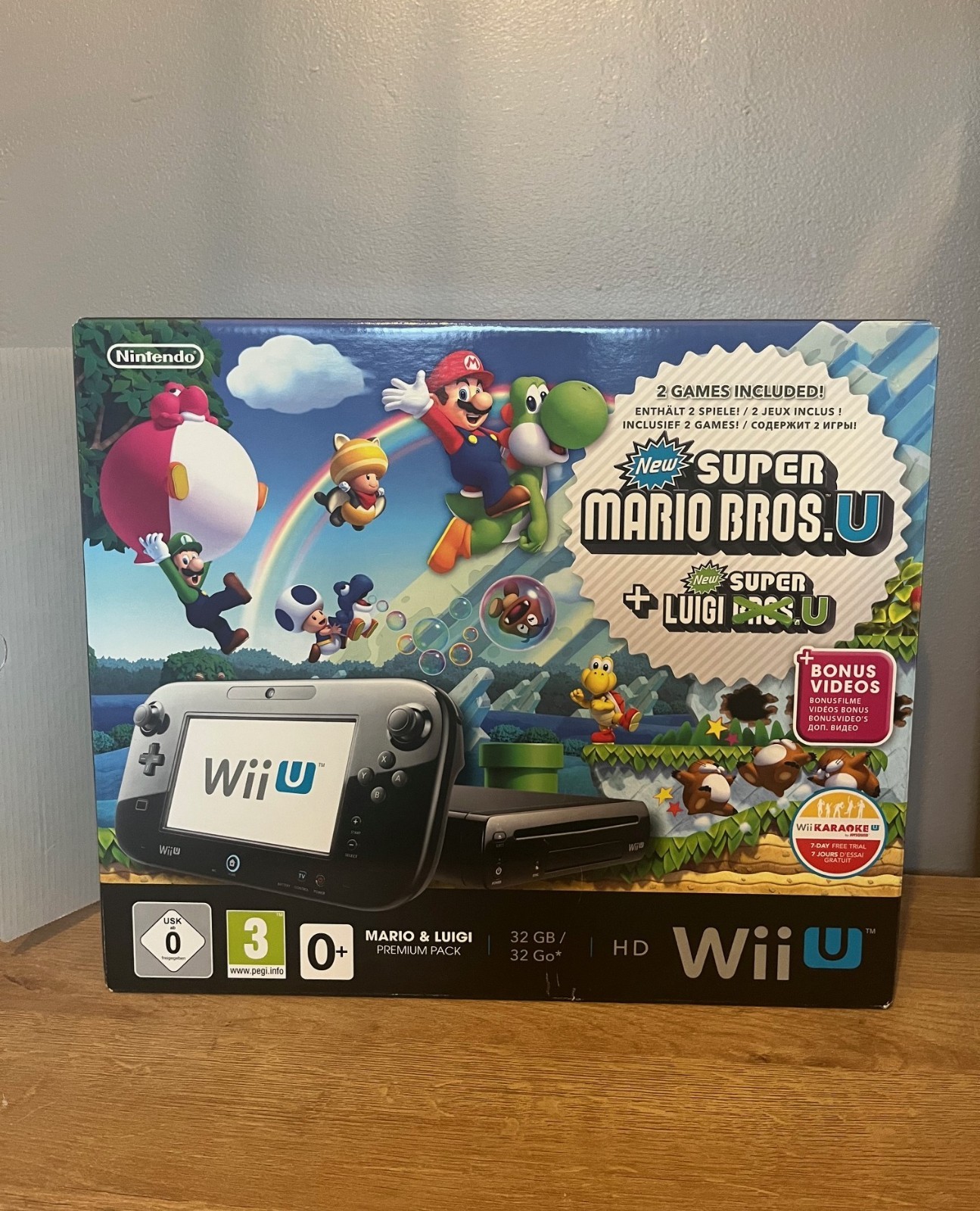 Wii U - Console pack New Super Mario Bros. U en boite
