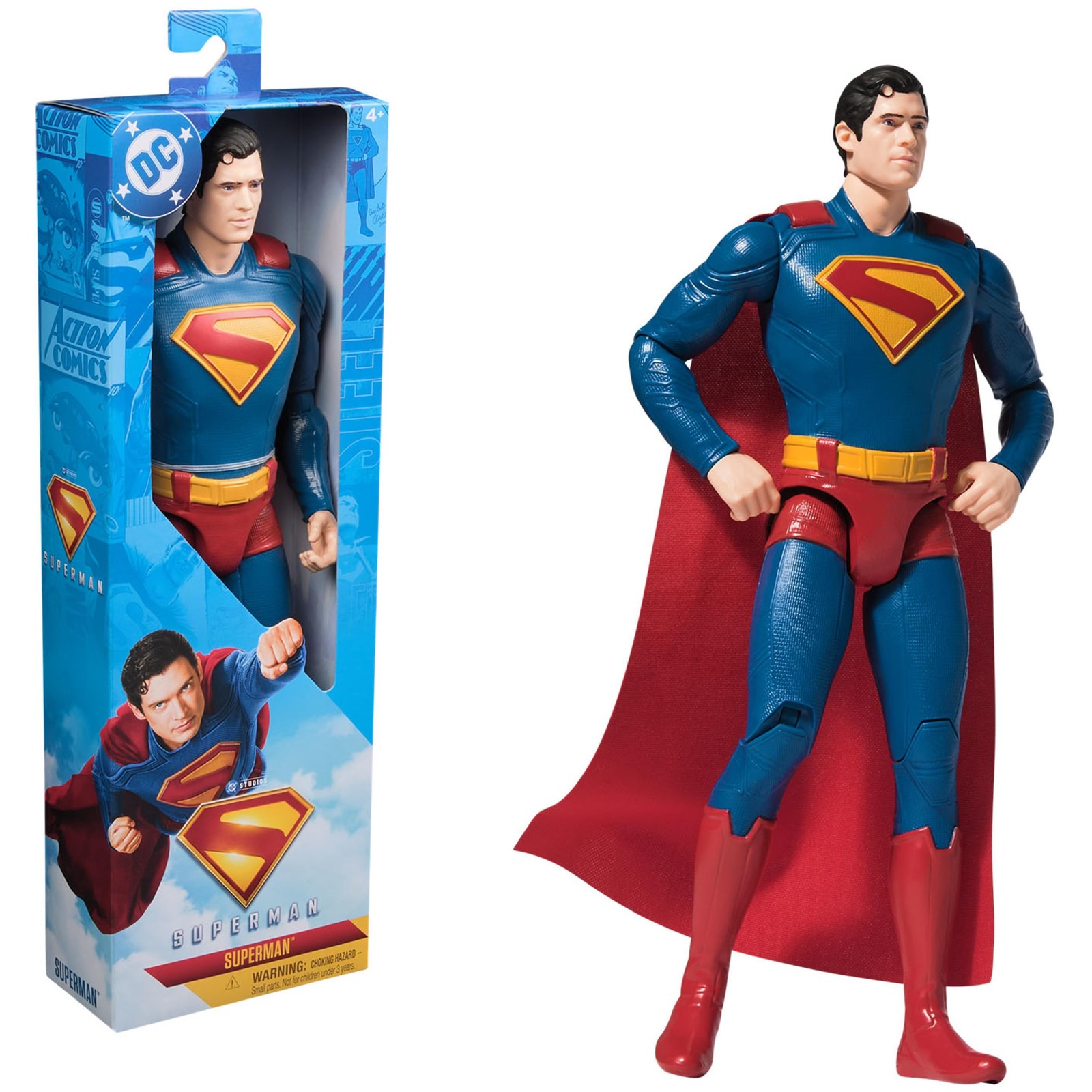 DC Comics, Superman 12-inch Superhero Action Figure, Kids 1,