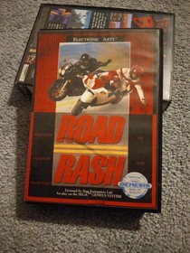 Road Rash (Sega Genesis, 1991) With Box No Manual Tested Working 🔥 FAST Ship!