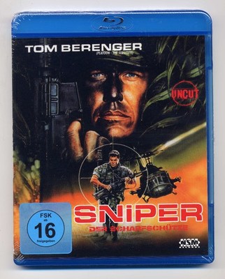 Blu-Ray SNIPER - Der Scharfschütze (1993) - Tom Berenger - UNCUT - OOP - OVP !