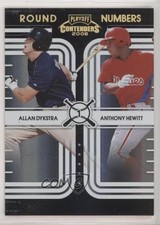 2008 Playoff Contenders Round Numbers Black Allan Dykstra Anthony Hewitt #3 0f6