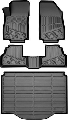 Cartist Floor Mats & Chevy Trax 14-23/13-23 Buick Encore 1st & 2nd Row, Black 