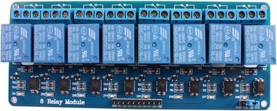 DC 5V 8-Channel Relay Module for Arduino & Raspberry Pi - High Current Control