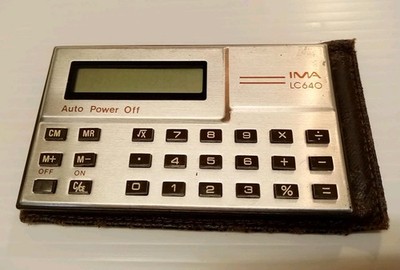 Vintage Craig Ima Thin Wallet Calculator Lc640
