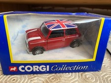Corgi Collection 04410 - MINI - Flame Red with Union Jack on Roof -  1:36 Scale.