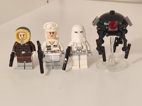 Lego Star Wars 75138 Hoth Attack Minifigures Only- Han Solo, Rebel Trooper -Read