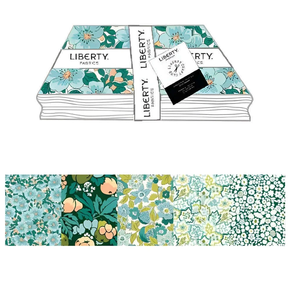 Liberty of London Tree of Life Canopy Greens FQ Bundle Fabric L0166FQTOL015 - image 3 of 3