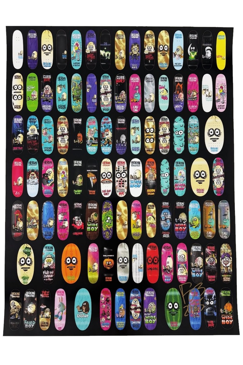 Heroin Limited Edition 100th Egg Gold Deck 9.125