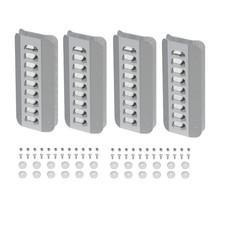 4 Pcs Container Air Vent Kit,Galvanized Steel Shipping Container Accessories