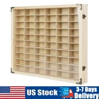 60 Grids Wooden Display Case for Diecast Cars Matchbox 1/64 Toy Rack Case US