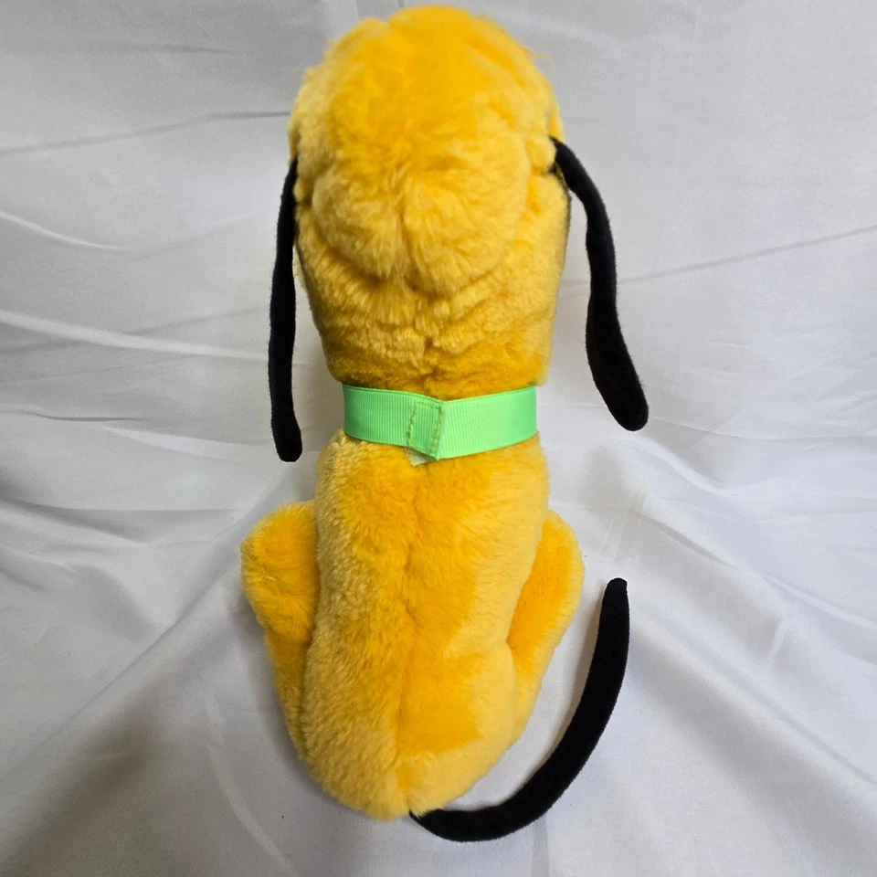 Disney Pluto Plush, Green Collar, 11" - Image 4 of 4