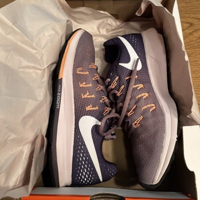 Nike Air Zoom Pegasus 33 Purple Orange Running Shoes 831356-500 Women's Size 5.5