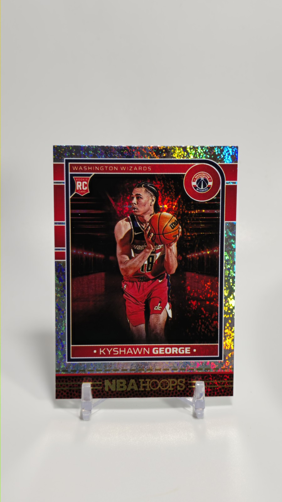 2024-25 NBA Hoops Impulse #254 Kyshawn George RC Rookie Wizards