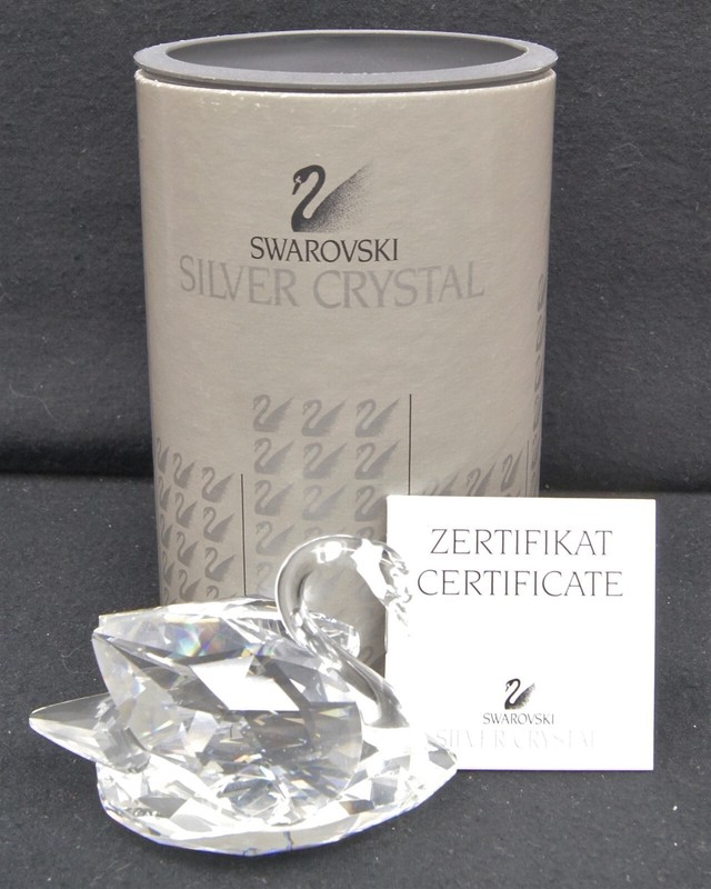 SWAROVSKI Crystal 3" SWAN Figurine 7633 NR 063 With Original Box AUSTRIA
