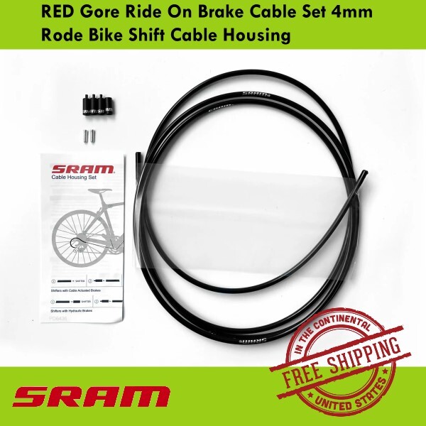 SRAM Ride On 4mm Shift Housing Length 2000mm Black W/ 6