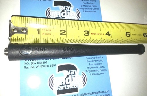 Genuine Motorola Antenna UHF + GPS (APX6000 XE APX7000 XE) 380-520Mhz PMAE4065A - Picture 1 of 3