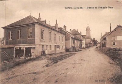 NODS - Poste et Grande Rue (Doubs) - Canton of Vercel 