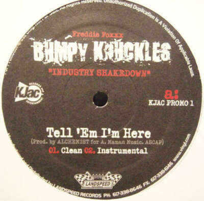 Bumpy Knuckles - Tell 'Em I'm Here 12'' Promo Vinyl Schallplatte 146935