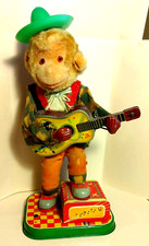 1950's Battery Operated Made in JAPAN  Guitar Playing Rock 'n' Roll Monkey