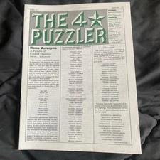 The Four Star Puzzler Issue 15