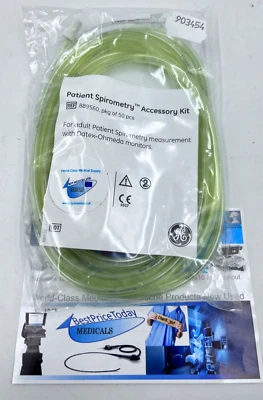 GE Spirometry Accessory Kit Measurement Adult Datex Ohmeda Yellow 3m/10 CO2 Monitor