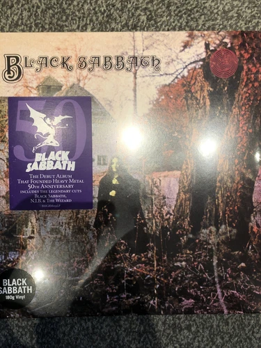 BLACK SABBATH 'BLACK SABBATH' 50th ANNIVERSARY NEW SEALED VINYL LP