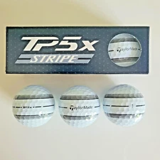 TaylorMade 2024 TP5X STRIPE Sleeve Golf Balls - 3 New Balls