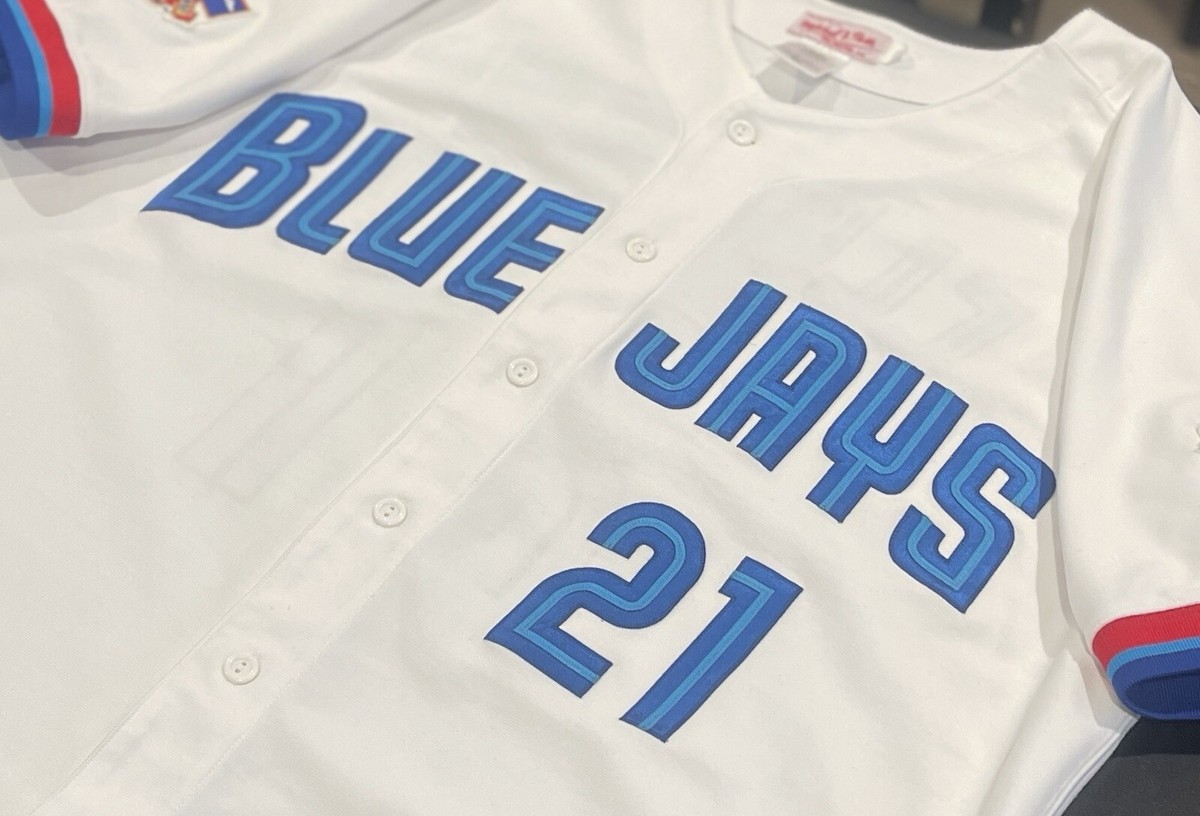MLB ベースボールシャツ　ボストン　クレメンス　21 Rare Authentic Mitchell & Ness '97 Roger Clemens #21 Toronto Blue
